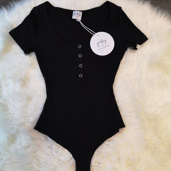 NWT Princess Polly Catch 22 Ribbed Bodysuit - Picture 3 of 5